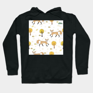 Fox Pattern Hoodie